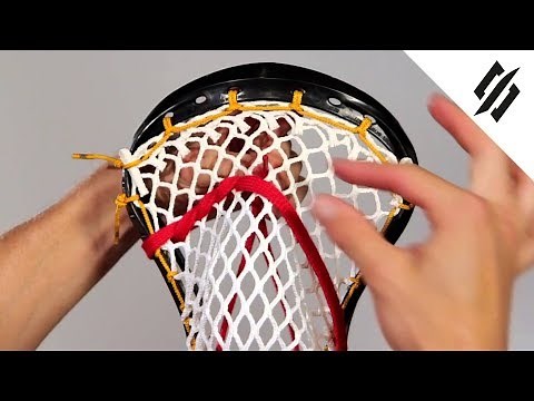 How to String a Lacrosse Head | Shooting String | Step 11 | StringKing