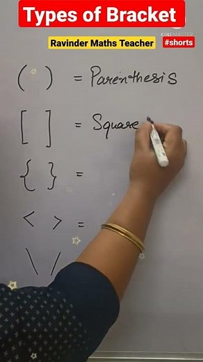 Different Types of Brackets | Important | #shorts #brackets
