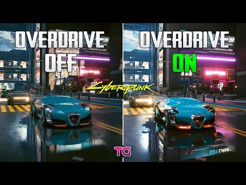 Cyberpunk 2077 Ray Tracing Overdrive ON vs OFF