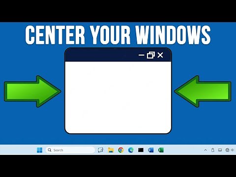 How to Quickly Center Open App Windows on your Desktop