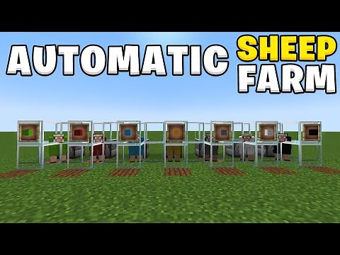 Best automatic wool farm in Minecraft 1.21