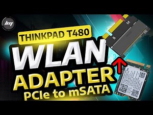 Thinkpad T480 PCIe to mSATA Adapter - Installation
