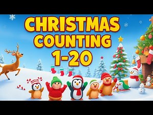 Festive Counting 1–20 | Christmas Numbers Song with Elves, Reindeer & Santa