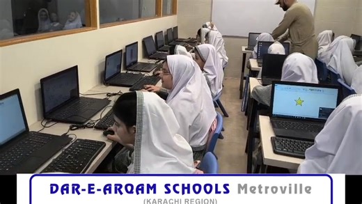 2.3K views · 76 reactions | The wait is over The first fully equipped computer Lab of the Area is ready for Arqamites #darearqamschoolspakistan #Pakistan #dar_e_arqam_metroville #education #computerscience Dar-e-Arqam Schools Pakistan Dar E Arqam School Baldia Town Campus Dar-e-Arqam Shershah Metroville Site Karachi Dar-e-Arqam Schools KarachiOfficial Aleem Qureshi Educationist Zaib Collegiate Ali Muhammad @topfans | Dar-e-Arqam School Metroville SITE Campus | Facebook