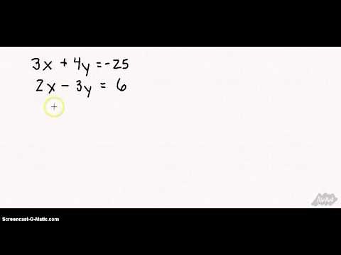 Elimination Using Multiplication