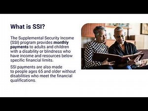 Applying for Supplemental Security Income (SSI)