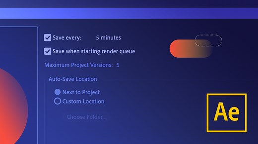 How to Setup Autosave in After Effects