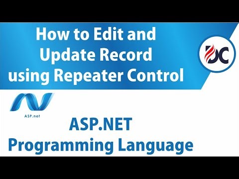 How to Edit and Update Record using Repeater Control || ASP.NET