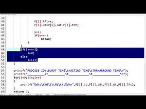 Round Robin CPU Scheduling - C Program