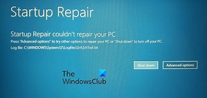 Automatic Startup Repair couldn't repair your PC in Windows 11