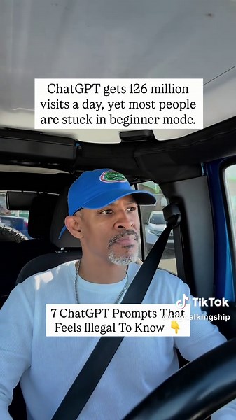 7 ChatGPT Prompts That Feels Illegal To Know: 1. Use the 80/20 principle to learn faster: “I want to learn about [insert topic]. Identify and share the most important 20% of learnings from this topic that will help me understand 80% of it.” 2. Turn ChatGPT into your intern “I am creating a report about [insert topic]. Research and create an in-depth report with a step-by-step guide that will help readers understand how to [insert outcome].” 3. Learn any new skill “I want to learn [insert desired