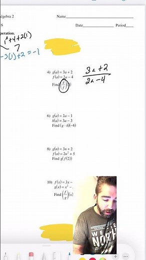 How to solve Function Operations | Part 2