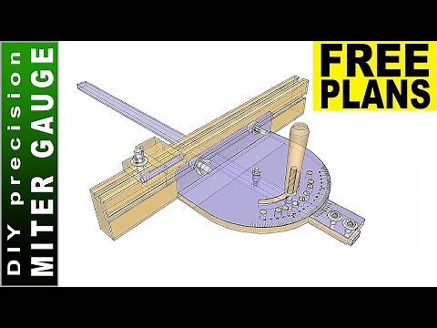 🟢 Making Precision Miter Gauge 👍 FREE PLANS Miter Gauge 👍 Don't Repeat My Mistakes