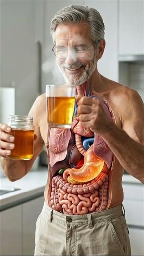 Warm Water and Honey Inside the Stomach | 3D Digestion Animation