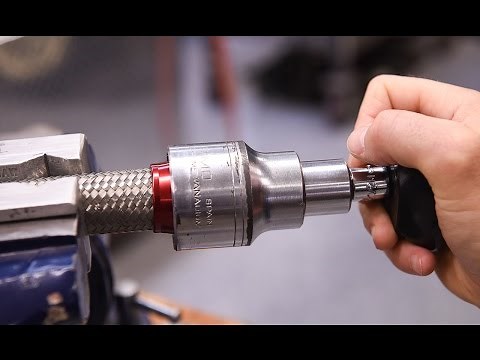 Tip for Installing Braided Stainless Steel Hose to the Threads of AN Fittings
