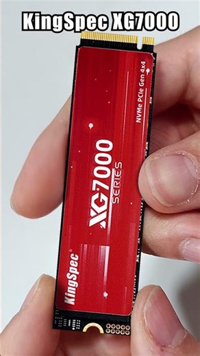 KingSpec XG7000 2TB NVMe M.2 SSD PCIe 4.0 7400MB/s specifications