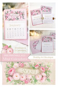 2023 Mini Calendars ~ Free Printable