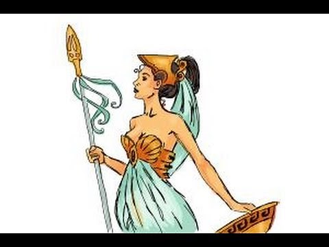 How to draw Athena
