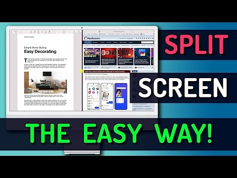 How to Split Screen on Mac …the EASY Way!
