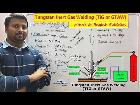 TIG WELDING | GTAW WELDING | TUNGSTEN INERT GAS WELDING | GAS TUNGSTEN ARC WELDING | PRINCIPLE & USE