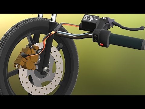 Disc Brake Working Animation || Disc Brake Problem || Disc Brake Working Principle