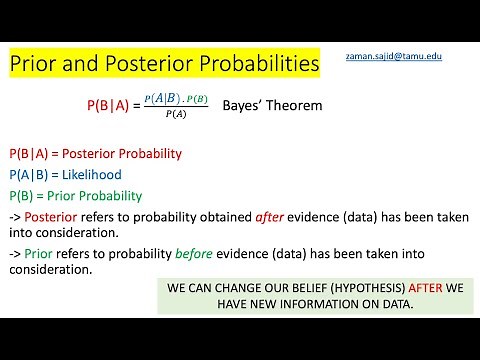 Prior and Posterior Probabilities in Bayesian Networks