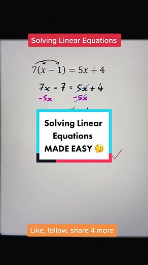 Solving Linear Equations Made Easy