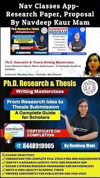 🎓 Ph D Research & Thesis Writing Masterclass – Step by Step guidance all subjects