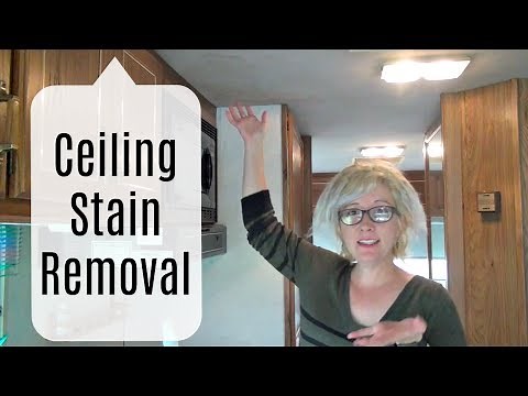 Ceiling Stain Removal | RV Log