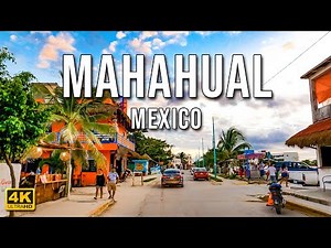Mahahual Drive [4K] | Quintana Roo | Mexico