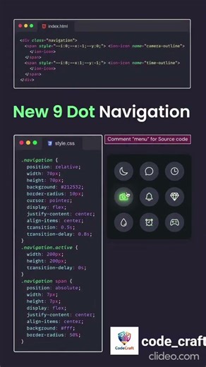 9 Dot Glowing Button Animation ✨ | HTML CSS JavaScript 🔥