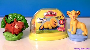 Disney Play Doh Simba The Lion King Pumbaa Make n Display Stage Dome Show Jungle Animals PlayDough | Fun Toyz Collector