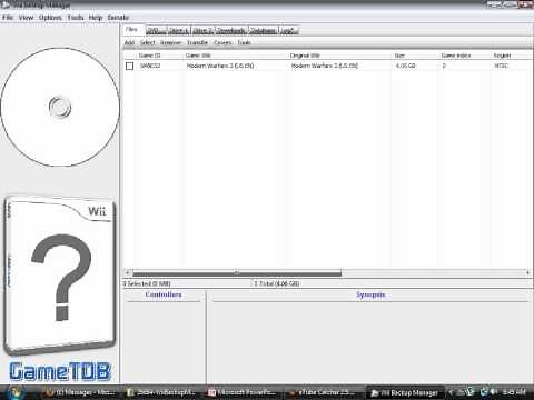 How to Add ".wbfs" file to your HDD[Wii Backup Manager]