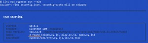 Run All Specs in Cypress v10