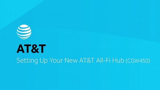 Set Up Your AT&T Internet Air Hub (CGW450)