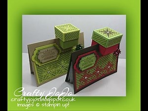 "A Box in a Card" Christmas Card - Tutorial -