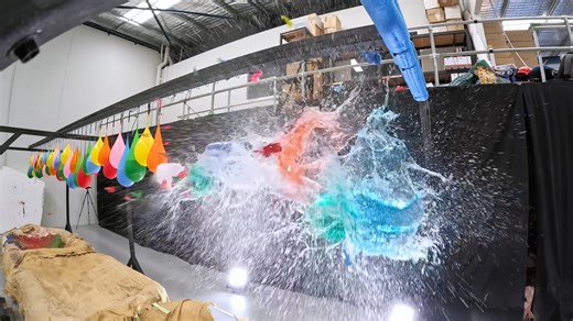 How many water balloons can stop an arrow