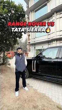 RANGE ROVER VS TATA SIERRA🔥CLAMSHELL BONNET & HIDDEN RUBBER BEADING का रहस्य💀 Auto Journal #shorts