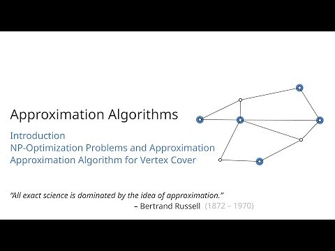 Approximation Algorithms: Introduction by the Example of Vertex Cover