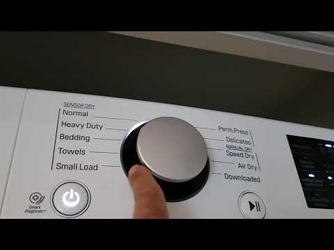 LG DRYER Temperature button.
