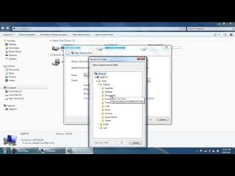 How to Map a Network Drive in Windows 7