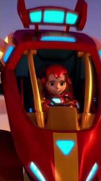 Iron Friends battle Ultron! 💥 | Iron Man and his Awesome Friends | Disney Jr.