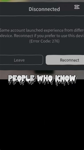 roblox error code 276.... #roblox #hacker #thosewhoknow #robloxedit