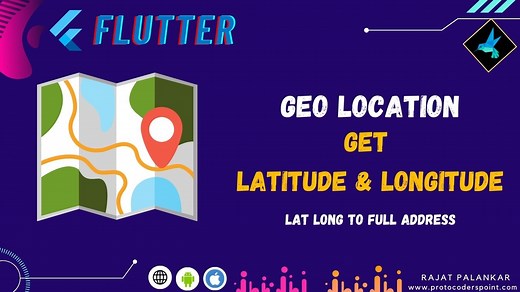 Flutter get current location address from latitude & Longitude - geolocator