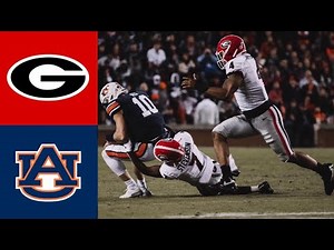 #4 Georgia vs #12 Auburn Highlights | NCAAF Week 12 | College Football Highlights