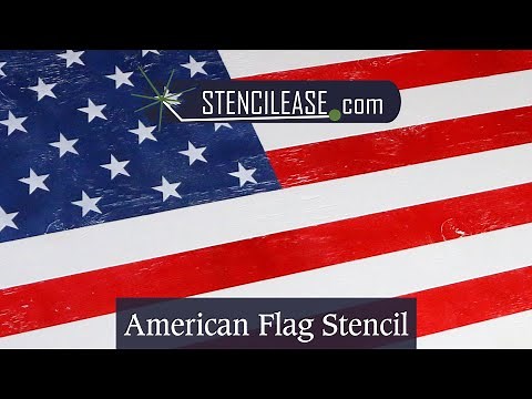 Create Your Own Flag with Stencil Ease’s American Flag Stencil