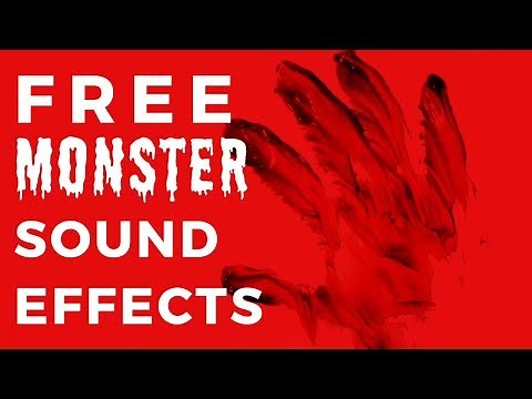 MONSTER SOUND EFFECT -- Free Halloween SFX!!!