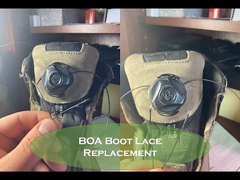 How To Replace BOA Boot Laces