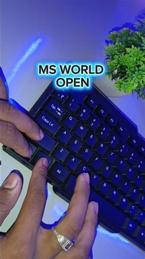 Hidden Shortcut For! ( MS WORLD ) Windows #keyboard