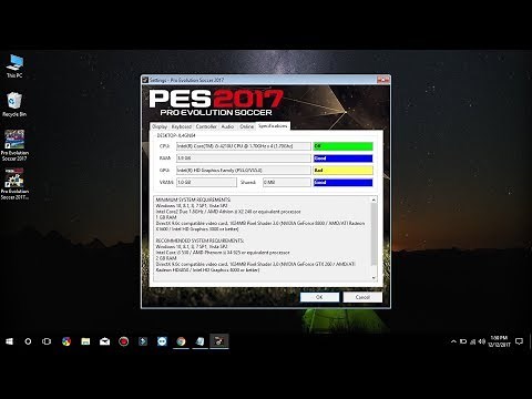 How to Fix PES 2017 GPU & VRAM Problem